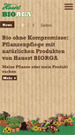 Mobile Screenshot of biorga.ch